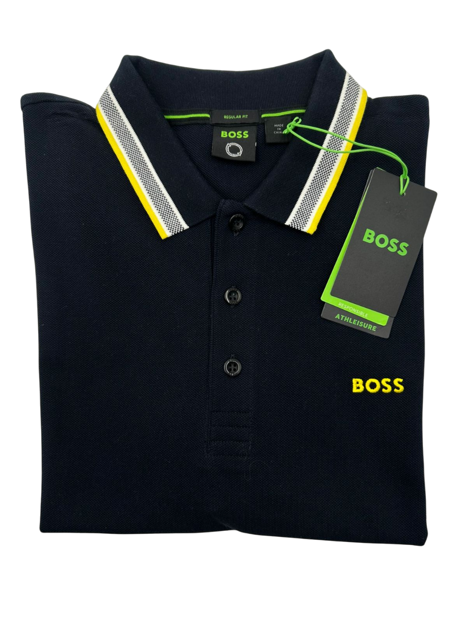 POLO BOSS PADDY AZUL AMARILLO