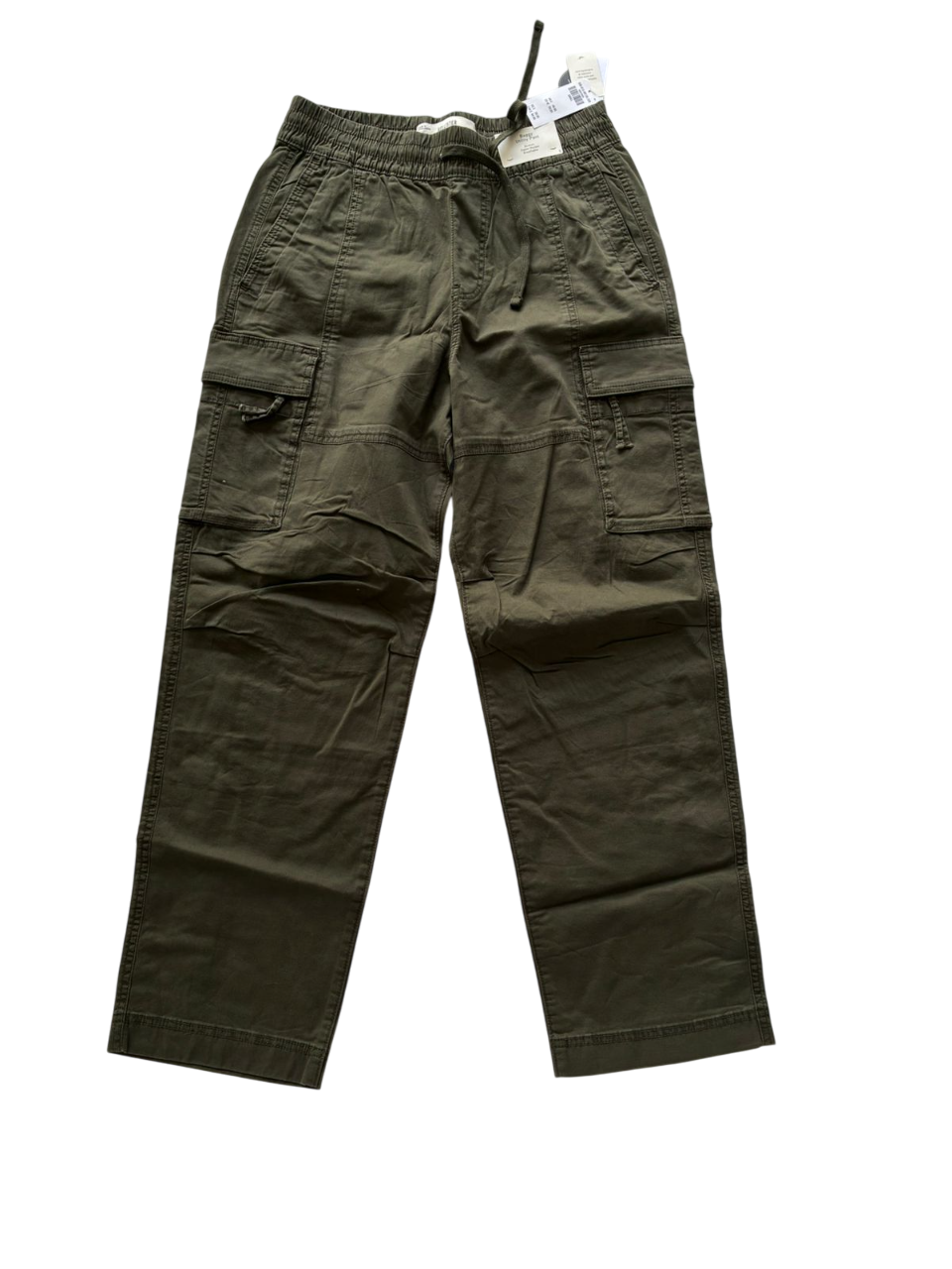 HOLLISTER BAGGY UTILITY PANT VERDE MILITAR