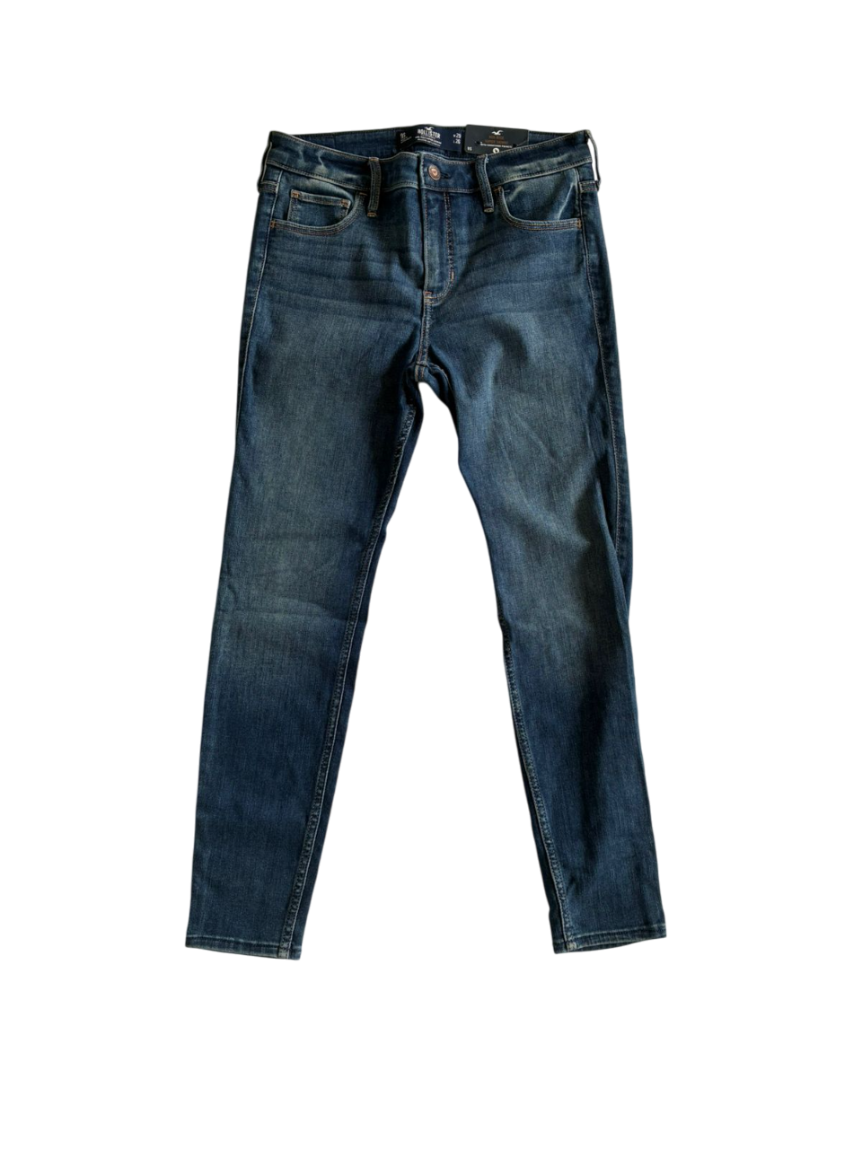 PANTALON HOLLIESTER MID-RISE SUPER SKINNY M