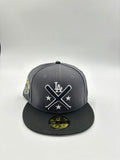 NEW ERA EDICION  LA ESTRELLAS GRIS NEGRO