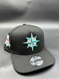 NEW ERA A-FRAME seattle ALLSTAR negro turquesa