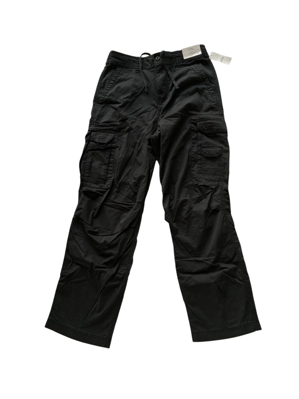 HOLLISTER BAGGY CARGO PANT NEGRO