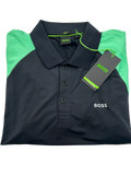 POLO BOSS PAULETECH AZUL MARINA VERDE