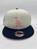 New Era Edicion LA Beige Azul ROSA