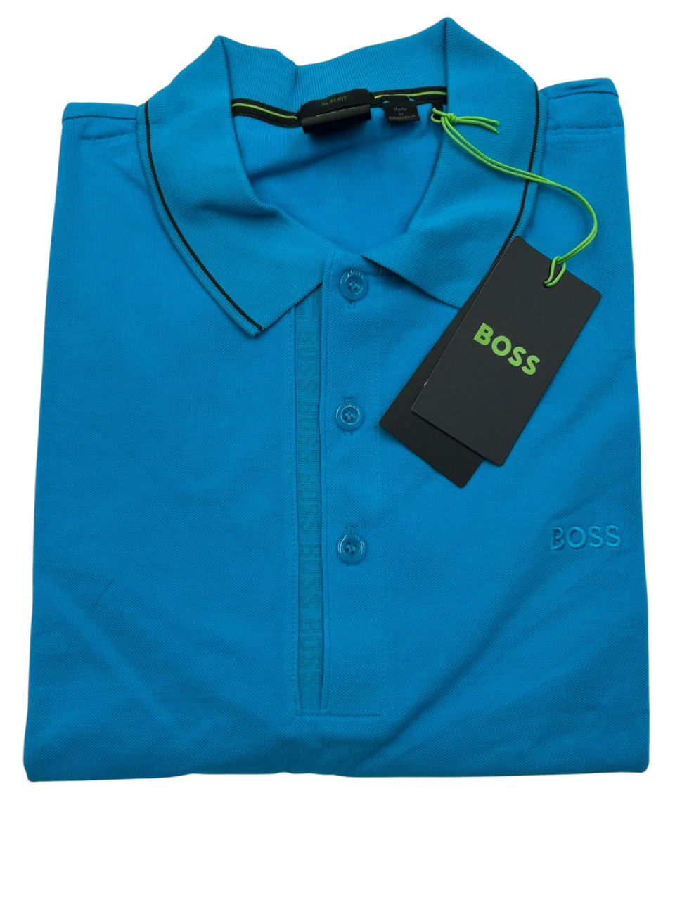 POLO BOSS PAULE 4 AZUL CLARA