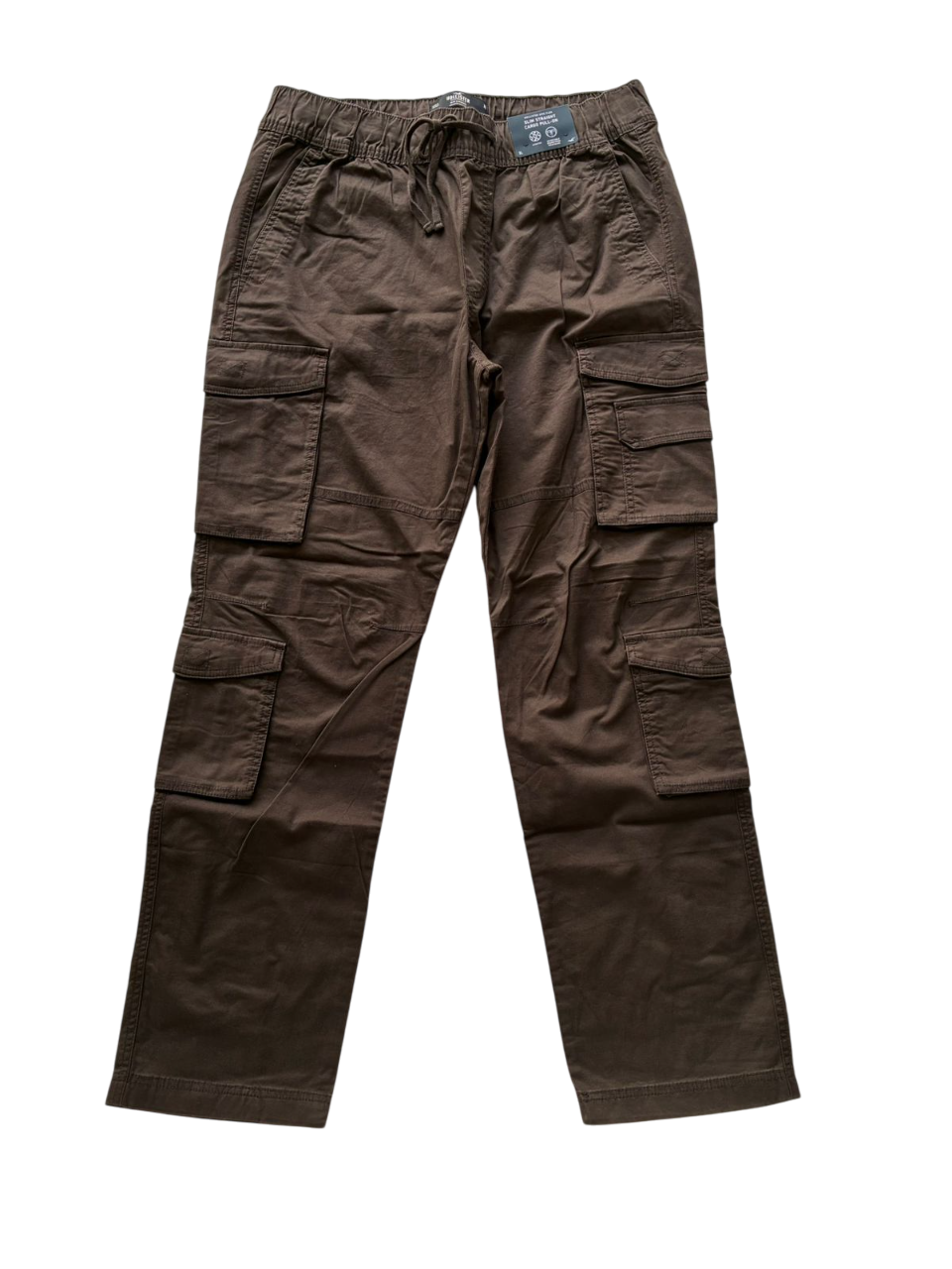 HOLLISTER SLIM STRAIGHT CARGO PULL-ON CAFE