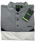 POLO BOSS PAULE 2 GRIS BLANCA
