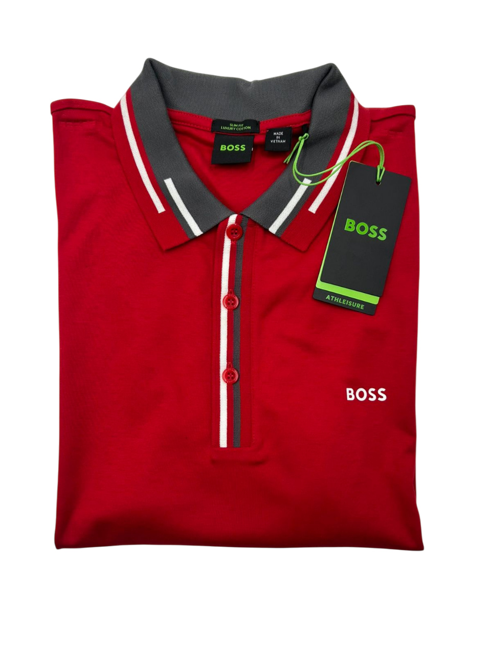 Polo Boss Paule 1  Roja