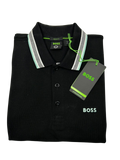 Polo Boss  Paddy Negra Menta