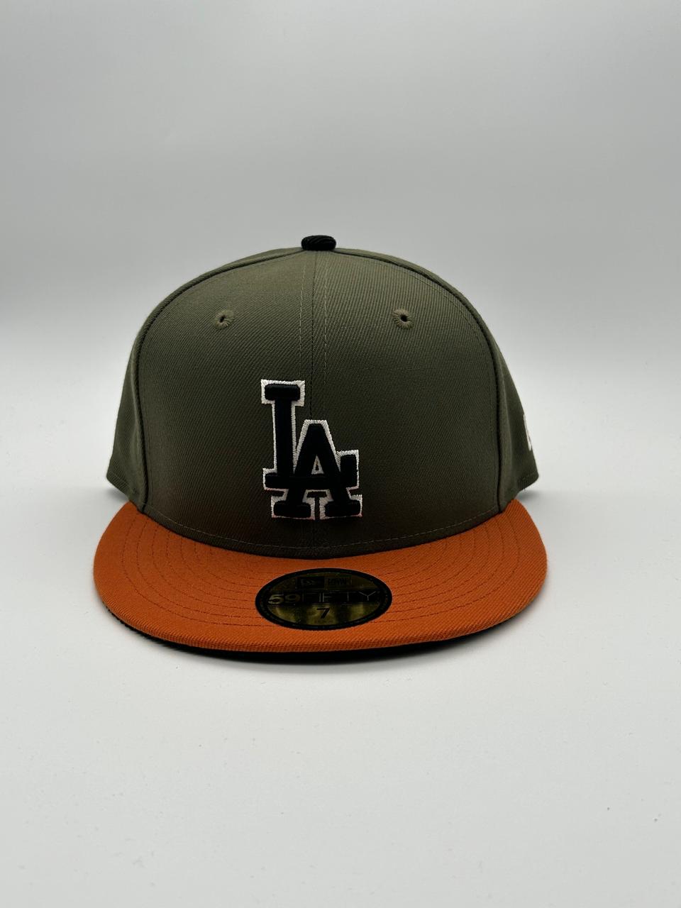 New Era Edicion LA Verde Olivo  Naranja