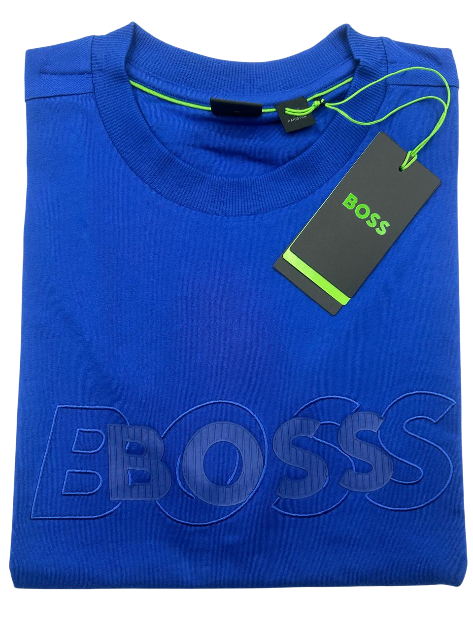 PLAYERA BOSS TEE DROPNEEDLE AZUL