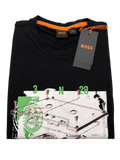 PLAYERA BOSS TE CASSETTE NEGRO