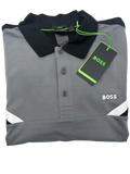 POLO BOSS PAULE 2 GRIS NEGRA