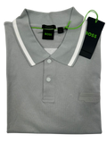 POLO BOSS  PIO BADGE GRIS