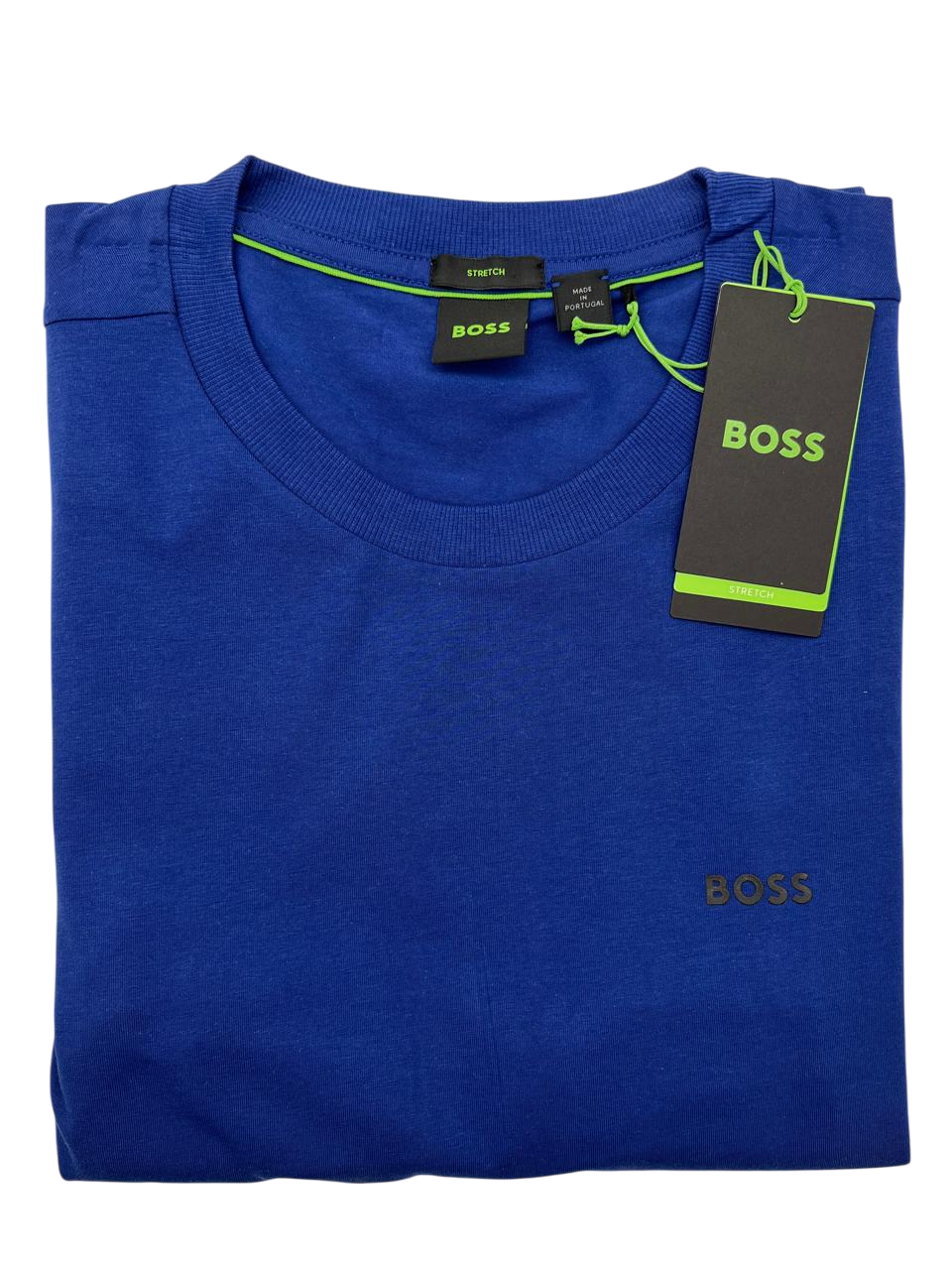 PLAYERA BOSS TEE TAPE AZUL 1