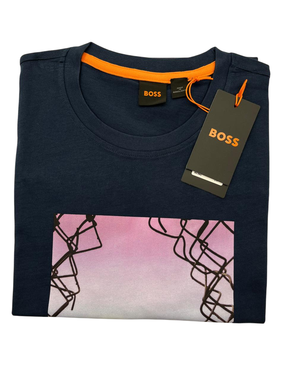 PLAYERA BOSS TE URBAN AZUL