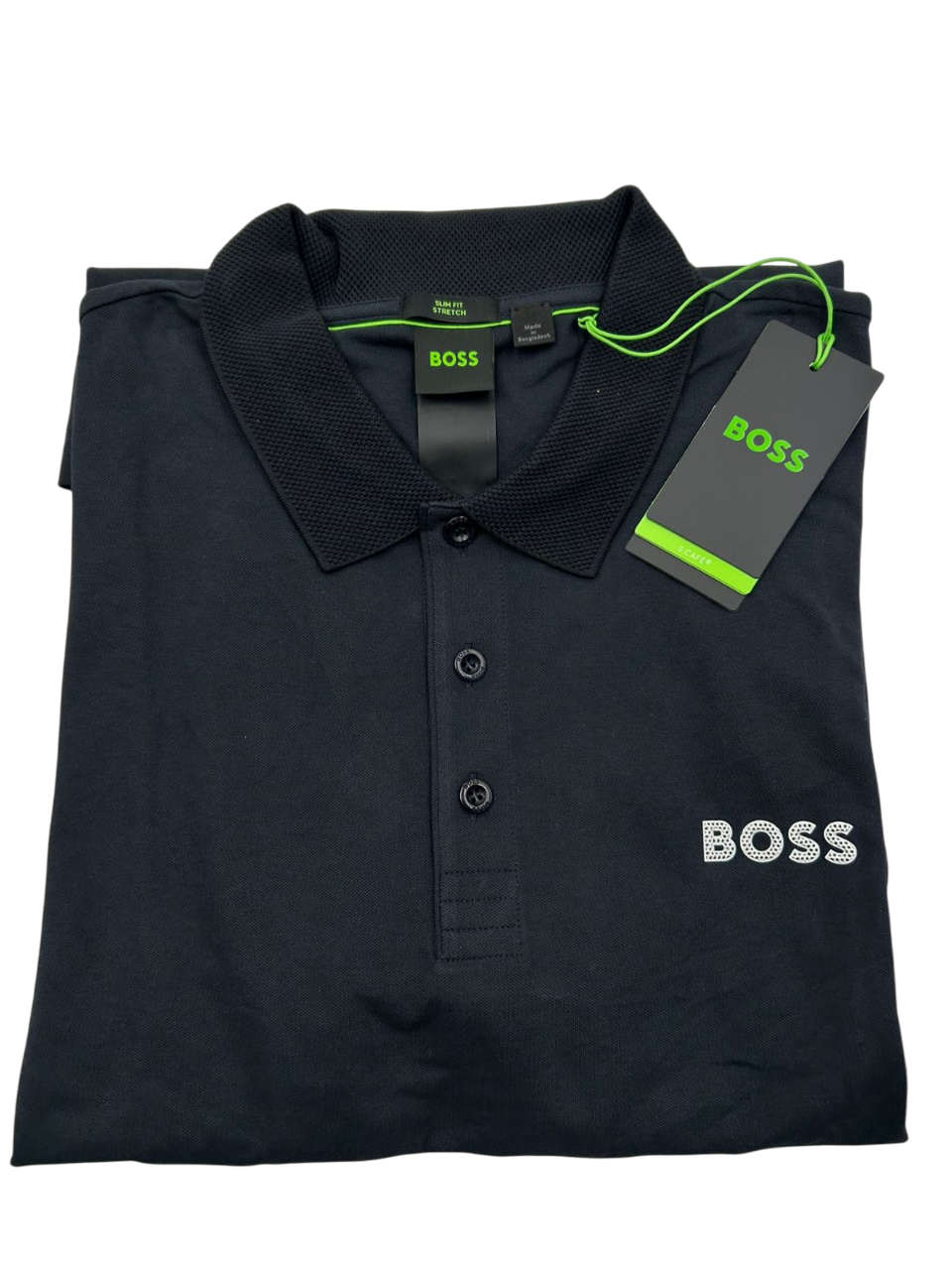 POLO BOSS PAULE AZUL MARINA BLANCA