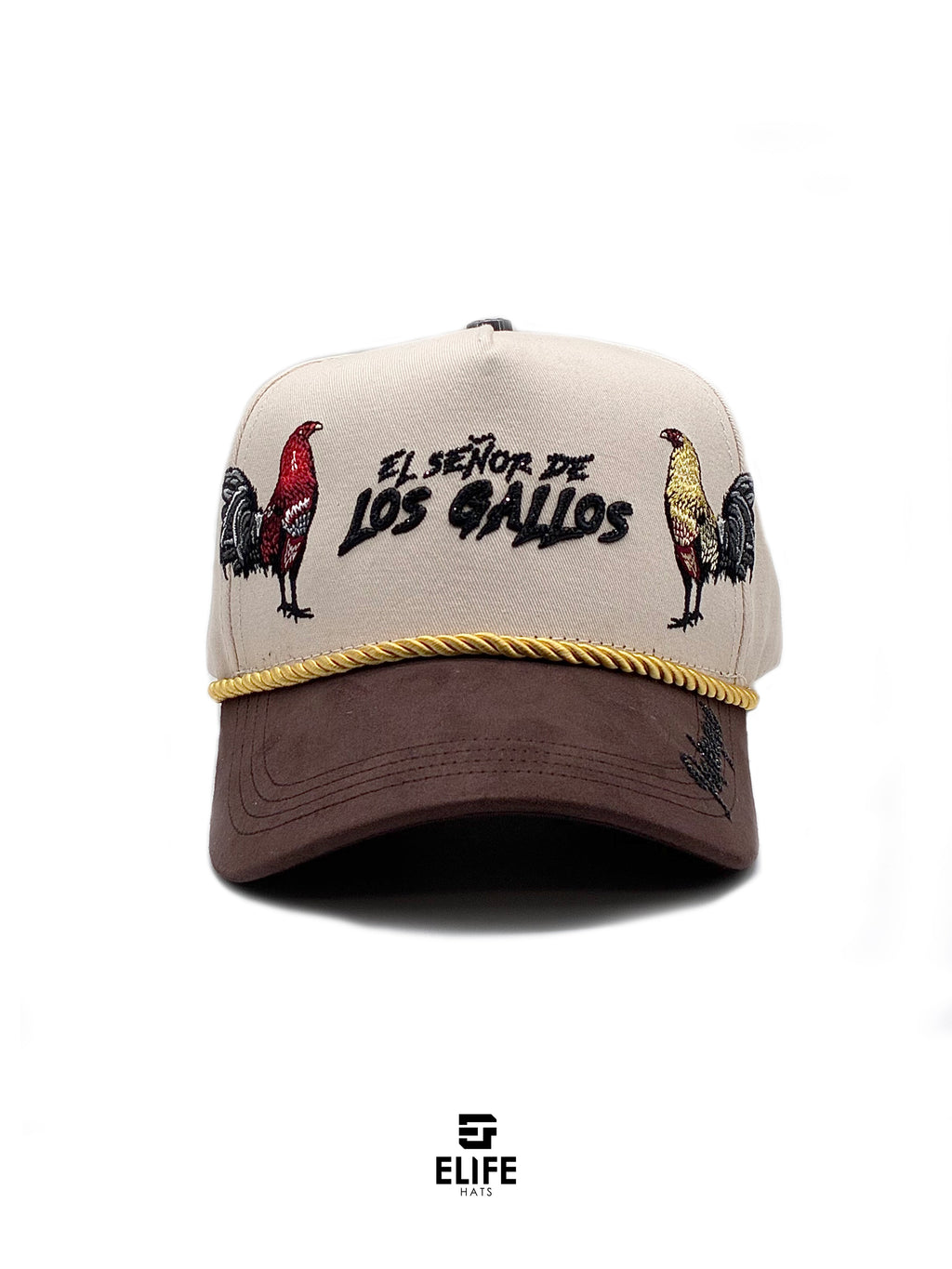 Gran Jefe Señor de los Gallos Beige – Gorra con Bordado