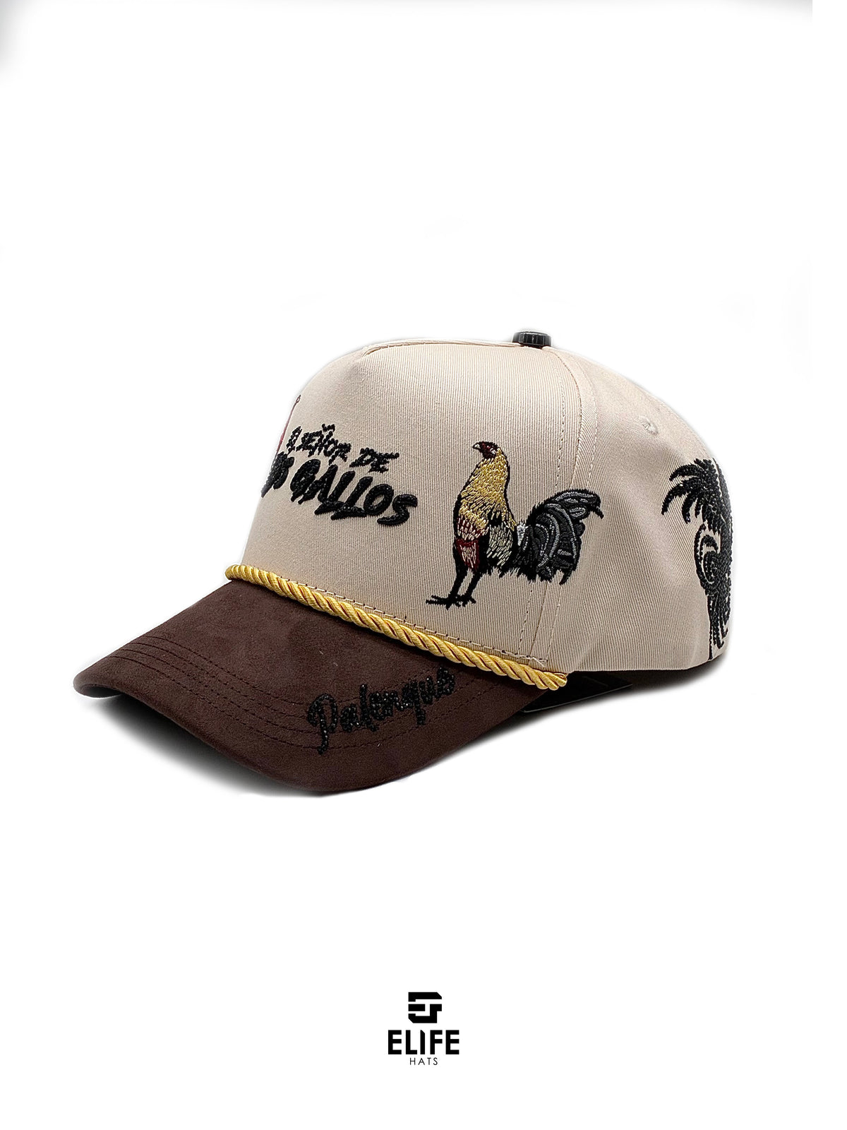 Gran Jefe Señor de los Gallos Beige – Gorra con Bordado