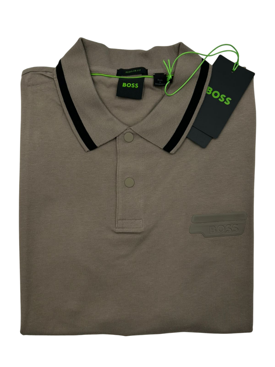 POLO BOSS PIO BADGE BEIGE