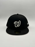New Era Washington Negra Blanca