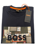PLAYERA BOSS TEEHEAVYBOSS AZUL