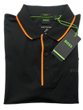 POLO BOSS PADDYTECH 1 NEGRA NARANJA