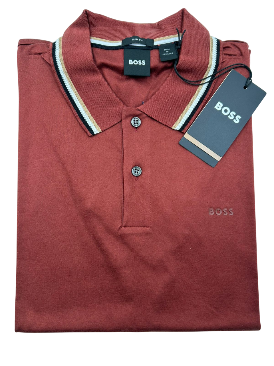 POLO BOSS PENROSE 38 LADRILLO