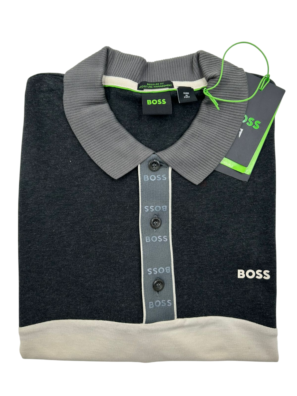 POLO BOSS PADDY 6 BEIGE GRIS
