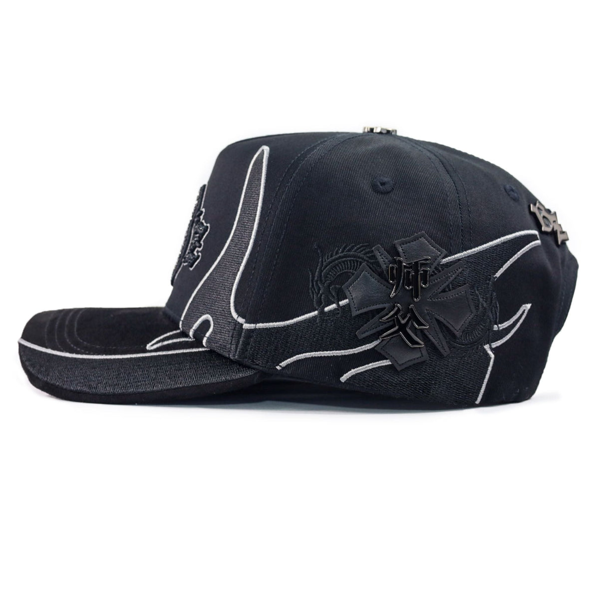 Báez x Shifu ABZ Negra – Gorra con Bordado