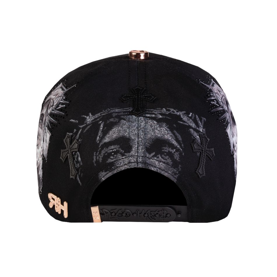 Gorras Rico LA Cromo Dorada – Gorra con Detalles Cromados + Set Completo