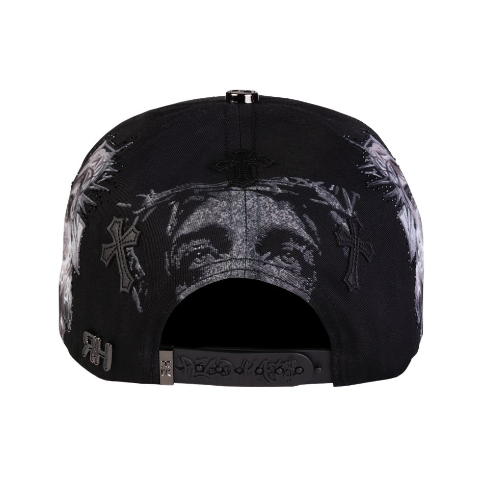 Gorras Rico LA Cromo Negra – Gorra con Detalles Cromados + Set Completo