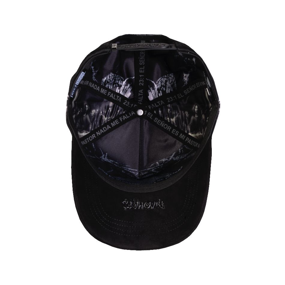 Gorras Rico LA Cromo Negra – Gorra con Detalles Cromados + Set Completo