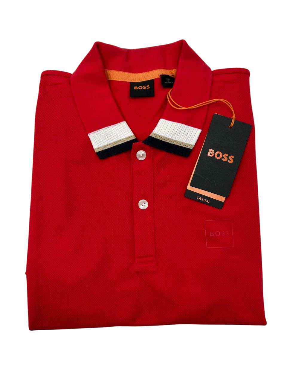 Polo Boss PeDetail Roja
