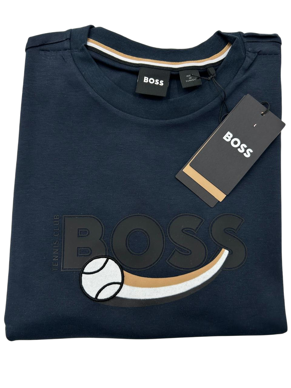 PLAYERA BOSS TIBURT 348 AZUL