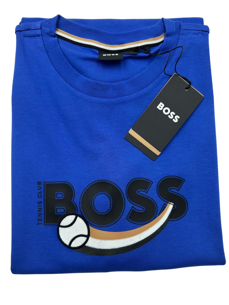 PLAYERA BOSS  TIBURT 348 AZUL CLARO