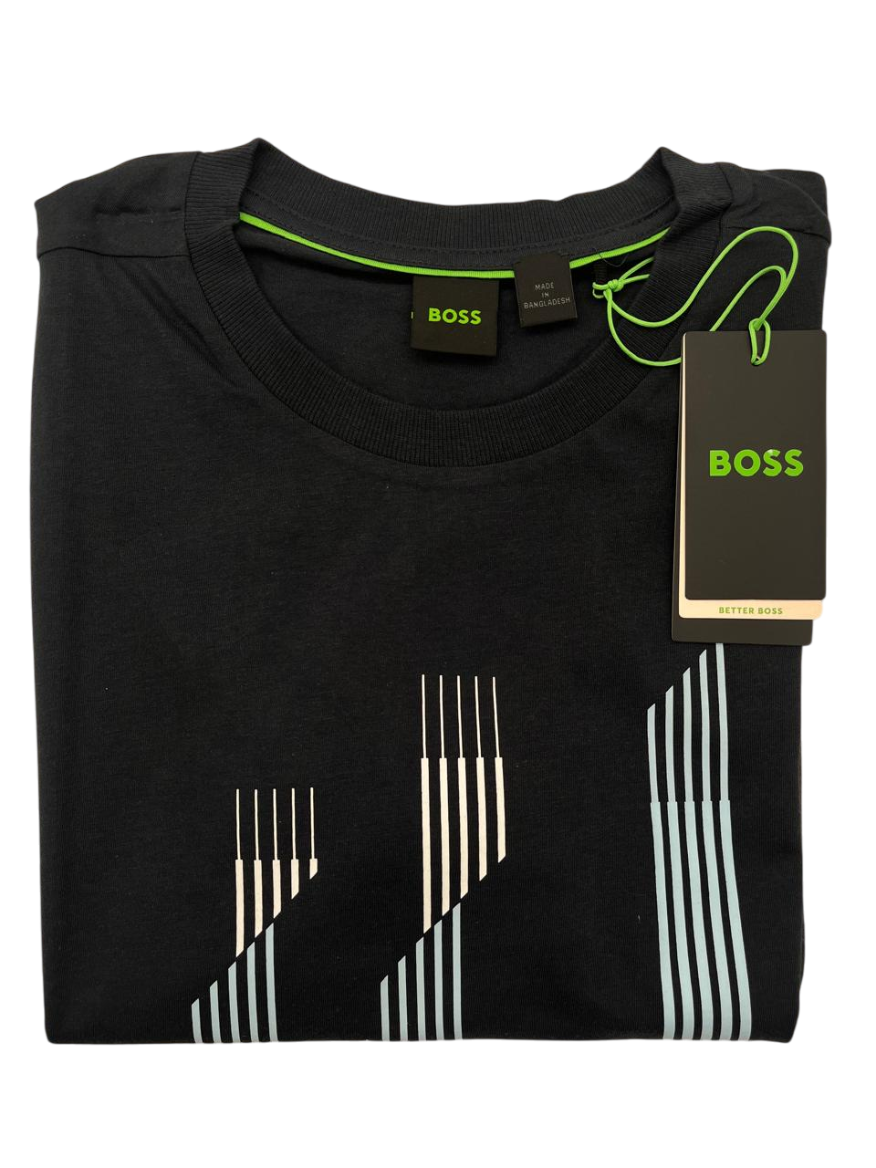 PLAYERA BOOSS TEE 7 AZUL MARINO