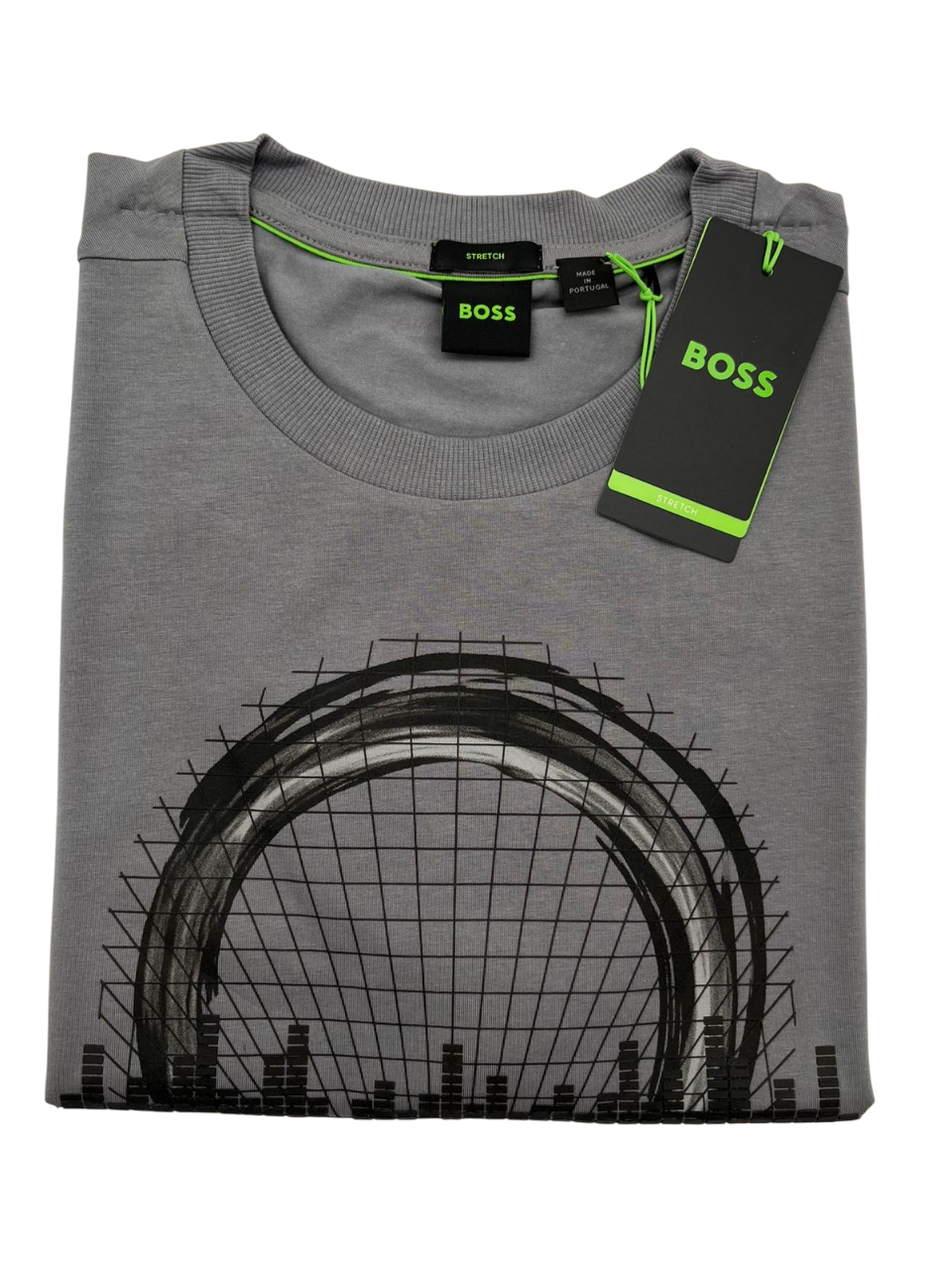 PLAYERA BOSS TEE 8 GRIS