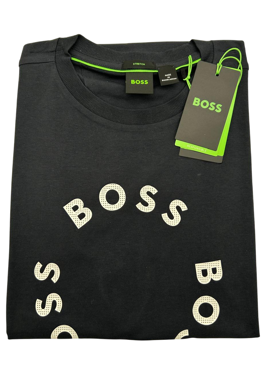 PLAYERA BOSS TEE 4 AZUL MARINA
