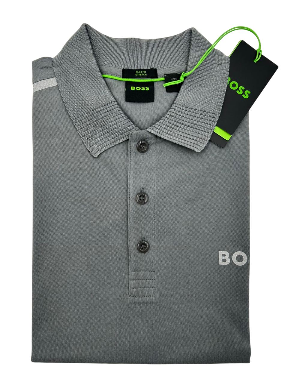 POLO BOSS PAULE MIRROR_NCSA GRIS