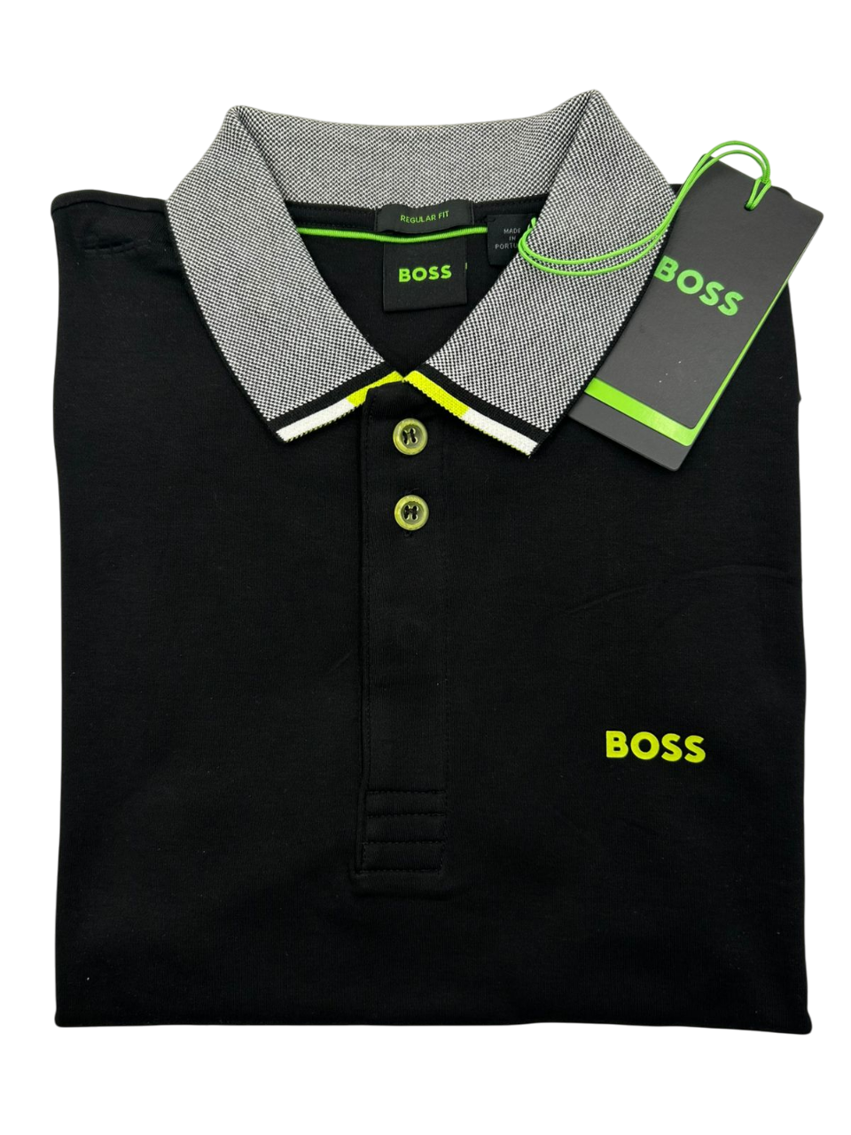 POLO BOSS PADDY 1_NCSA NEGRA VERDE