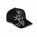Gran Jefe NY 101 Flores Negra – Gorra con Bordado