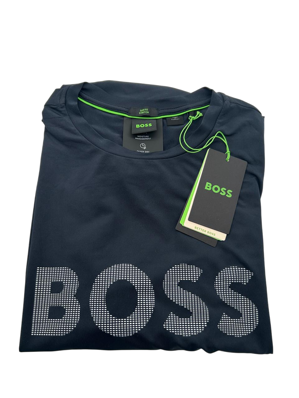 PLAYERA BOSS TEE ACTIVE AZUL MARINO