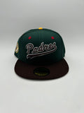 New Era Edicion Padres Verde Cafe