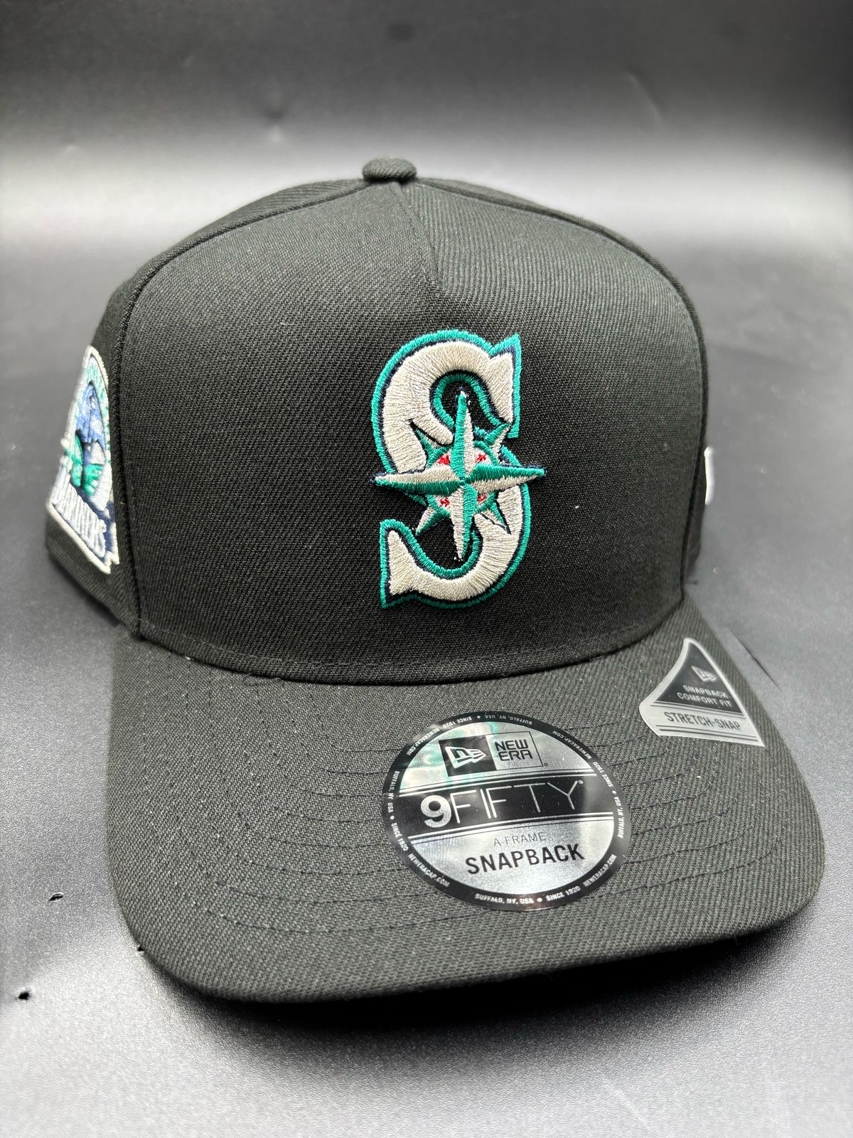 NEW ERA A-FRAME seattle negro total mariners