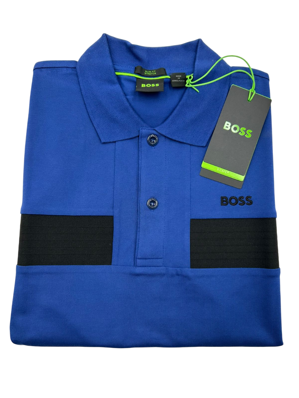 POLO BOSS PAULE 2 AZUL NEGRO
