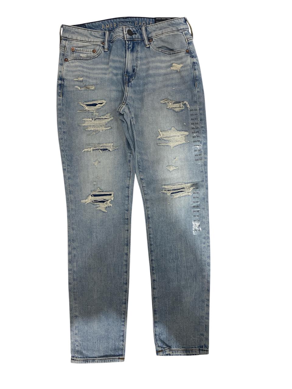 PANTALON AE THLETIC SKINNY AZUL CLARO PARCHES7352