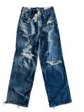 PANTALON AE CURVY SUPER HI-RISE BAGGY STRAIHGT M 4672