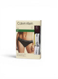ELIFE BOUTIQUE: Pack de 3 bragas bikini Calvin Klein de algodón elástico para mujer con cintura con logo.