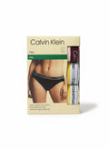 ELIFE BOUTIQUE pack de 3 braguitas bikini Calvin Klein negras, rosas y amarillas con cintura de logo.